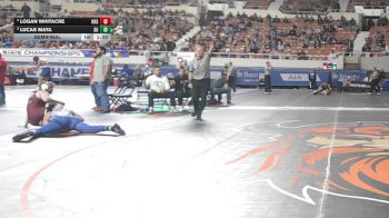 217-D1 Semifinal - Logan Whitacre, Kofa High School vs Lucas Mata, Sunnyside High School