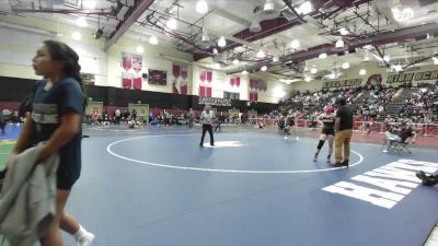 130 lbs Champ. Round 2 - Valeria Reyes, Santiago/GG vs Victoria Espinoza, Palm Desert
