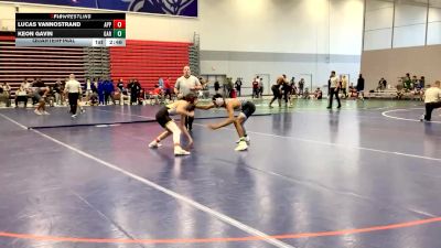 125 lbs Quarterfinal - Lucas Vannostrand, Apprentice School vs Keon Gavin, Garrett College