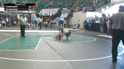 5A 120 lbs Quarterfinal - Eli Mcalpine, Hayden vs Ayden Brady, Lincoln