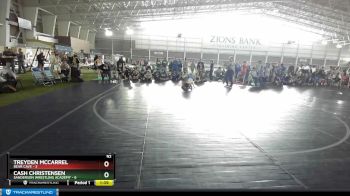 92 lbs Quarters & Wb (16 Team) - Cash Christensen, Sanderson Wrestling Academy vs Treyden McCarrel, Bear Cave