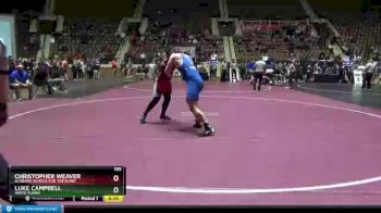 195 lbs 3rd Place Match - Christopher Weaver, Alabama School For The Blind vs Luke Campbell, White Plains
