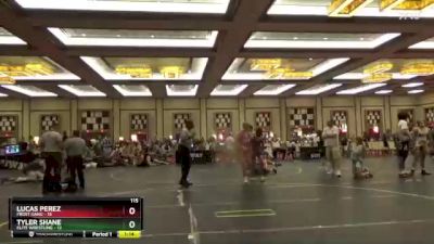 115 lbs Round 5 (6 Team) - TYLER SHANE, Elite Wrestling vs Lucas Perez, Frost Gang