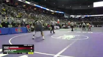 Cons. Round 1 - Carson Adams, Fillmore Central vs Wyatt Anderson, Amherst