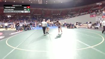 3A Boys 215 lbs Quarterfinal - Logan Garza, South Umpqua Boys vs Cole Wilson, Banks Boys