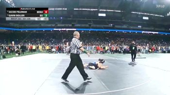 D1-106 lbs Cons. Round 2 - Gavin Boller, Detroit Catholic Central vs Jacob Feldman, Northville