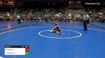 55 lbs Prelims - Kane Robles, Bolingbrook Jr Raiders vs Jack Anderes, Honey Badger WC
