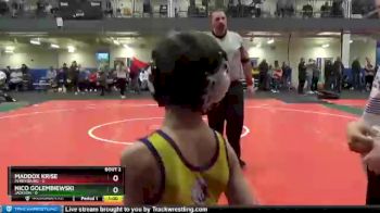 45 lbs Round 1 (4 Team) - Maddox Krise, Perrysburg vs Nico Golembiewski, Jackson