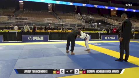 Diomara Michelle Negron Arriaga vs Larissa Trindade Mendes 2025 Pan Jiu Jitsu IBJJF Championship