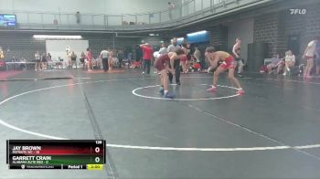 126 lbs Round 5 (10 Team) - Garrett Crain, Alabama Elite Red vs Jay Brown, Patriots WC