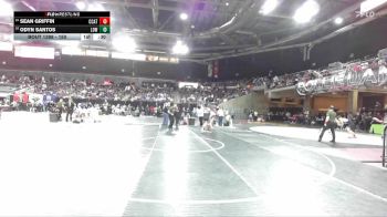 150 lbs Cons. Round 6 - Odyn Santos, Lowry vs Sean Griffin, Central Catholic