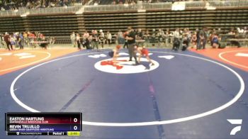 77 lbs Champ. Round 2 - Easton Hartung, Diamondville Wrestling Club vs Revin Trujillo, Green River Grapplers Wrestling