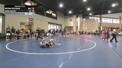 106 lbs Quarters & 3rd Wb (32 Team) - Bryson Rutledge, Guerilla WC vs Derik Kiefer, Team Shutt Weston