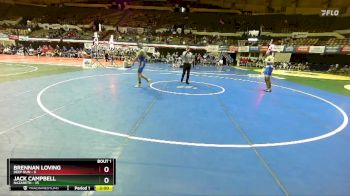 144 lbs Champ Round 1 (16 Team) - Jack Campbell, Nazareth vs Brennan Loving, Deep Run