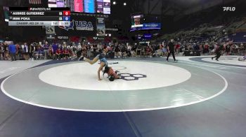 110 lbs Champ. Rd Of 16 - Aubree Gutierrez, CA vs Irini Poka, CA