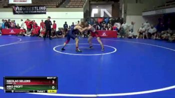 152 lbs Placement Matches (16 Team) - Nikolao Sellers, CMWA vs Niko Proft, TCWA