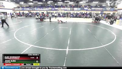 141 lbs Cons. Round 2 - Alec Schmacht, Wisconsin-Platteville vs Jesse Burg, Lakeland