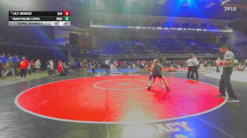 125 lbs Cons. Round 5 - Makynlee Cova, Wheatland vs Lily Munoz, Hiram Johnson