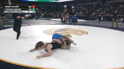 150 lbs Round Of 32 - Damen Vollmer, Temecula Valley (SS) vs Dalton Compton, Gilroy (CC)