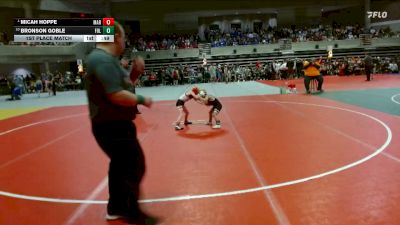 45 lbs 1st Place Match - Micah Hoppe, Marshall vs Bronson Goble, Foley