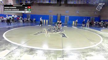 170lbs Champ. Round 3 - Gianna Sowers, Davis (Girls) vs Angeline Condulle, Redmond (Girls)