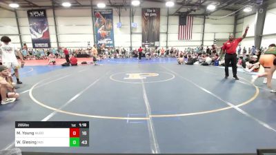 285 lbs Rr Rnd 3 - Miska Young, Muddawg Wrestling Club vs William Glesing, Indiana Outlaws Yellow