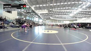 285 lbs Champ. Round 2 - Matthew Caldwell, Penn State Behrend vs Hayden Roy, Hunter