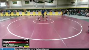 40 lbs Champ. Round 1 - Porter Bertram, Watford City Wolves vs Ryder Ewing, Cimarron Bad Boy Wrestling Clu