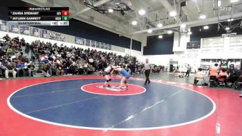 125 lbs Quarterfinal - Zahra Stewart, Orange Vista vs Jayleen Garrett, Nordhoff