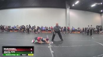 70 lbs Round 2 - Rylee Russell, Texas Select Wrestling vs Bristol Pope, Unattached