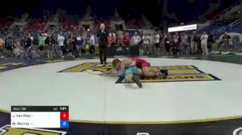 152 lbs Round Of 64 - Jackson Van Kley, Iowa vs Merrik Murray, Missouri