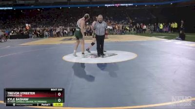 D4-190 lbs Cons. Round 1 - Kyle Bashaw, St Mary Catholic Central HS (Monroe) vs Trevor Streeter, Charlevoix HS