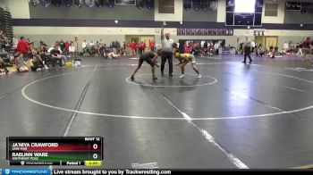 130 lbs Champ. Round 1 - Ja`Niya Crawford, Linn-Mar vs Raelinn Ware, Southeast Polk