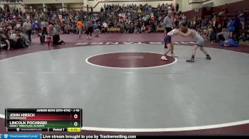 J-10 lbs Cons. Round 1 - Lincoln Pochinski, Sebolt Wrestling Academy vs John Hirsch, HorsePower