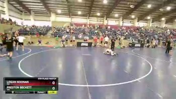 63 lbs 5th Place Match - Logan Noonan, MD vs Preston Beckett, WA