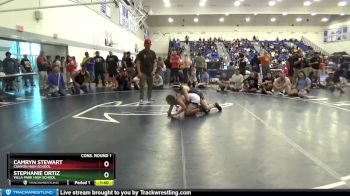 116 lbs Cons. Round 1 - Camryn Stewart, Canyon High School vs Stephanie Ortiz, Villa Park High School