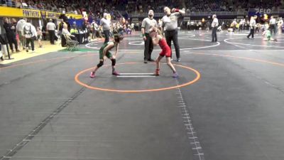 57 lbs Consi Of 16 #2 - Addisyn Page, Carlisle vs Rylee Brozik, Jefferson Morgan