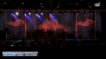 Max Velocity Cheer - Onyx Storm [2026 L3.2 Senior - PREP Day 1] 2026 ASC Return to Atlantis Tacoma Showdown
