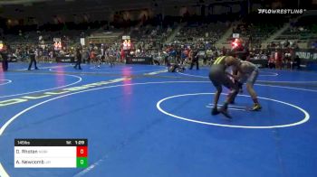 145 lbs 5th Place - Dalton Rhoten, Nebraska Boyz vs Armando Newcomb, Jay WC