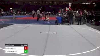 57 lbs Quarterfinal - Nicholai Hayman, Hemet WC vs Emanu Villanueva, NM WolfPack