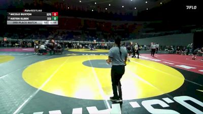 4A/3A/2A/1A Girls 155 3rd Place Match - Kisten Elbek, Sisters Girls vs Nicole Buxton, Scappoose Girls