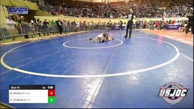 55 lbs Round Of 32 - Breckon Milburn, Powerhouse Wrestling Academy vs Uriah Guebara, Maize WC