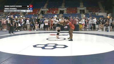 155 lbs Cons. Rd Of 64 - Naima Harvey-Bowen, Maryland vs Emma Stansell, Idaho