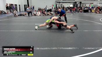 144 lbs Round 6 (8 Team) - Nadav Nafshi, Steller Trained Black Sun vs Abe Zaretsky, Myland WA