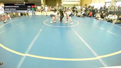 97 lbs Rr Rnd 1 - Kingston Walsh, Shore Thing Sharks vs Junie Patkus, Maine Hammahs ES