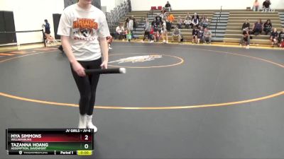 JV-7 lbs Round 5 - Jaelyn Johanningmeier, Waukon vs Chloe Adamson, Linn-Mar