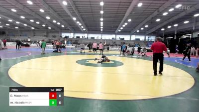 75 lbs Semifinal - Grady Moos, POWA vs Michael Nicosia, Mat Assassins Black