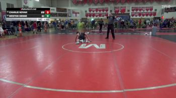85 lbs Champ. Round 2 - Weston Denne, Alexandria vs Charlie Novak, New Prague Wrestling