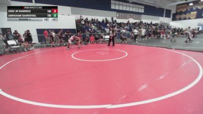 98 lbs Round 4 - Jose Jr Ramirez, Threshold Wrestling Club vs Abraham Sandoval, Threshold Wrestling Club