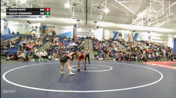 115 lbs Cons. Round 1 - Oakley Sorenson, Campus vs Alison Kaupp, Manhattan